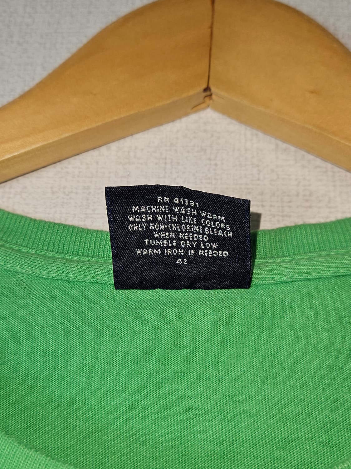 90s 폴로 랄프로렌 롱슬리브 긴팔티셔츠 오렌지 포니 빈티지 L 상품이미지5