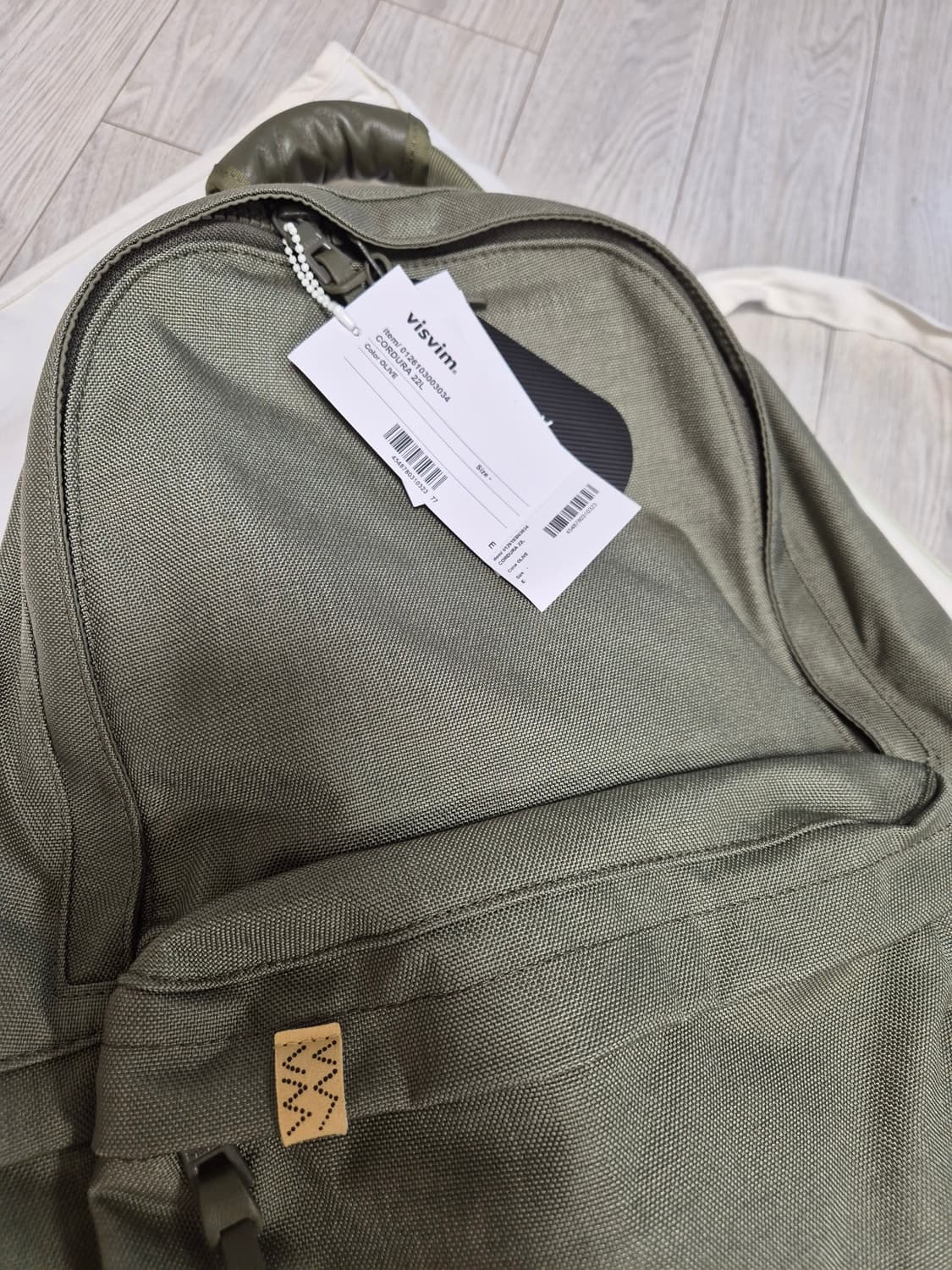 26SS VISVIM 22L 백팩 올리브(새상품) 상품이미지2