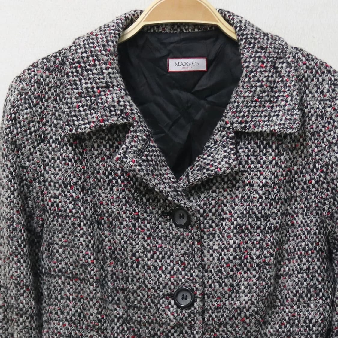 막스앤코  트위드 울 혼방 싱글 자켓 63133 상품이미지3