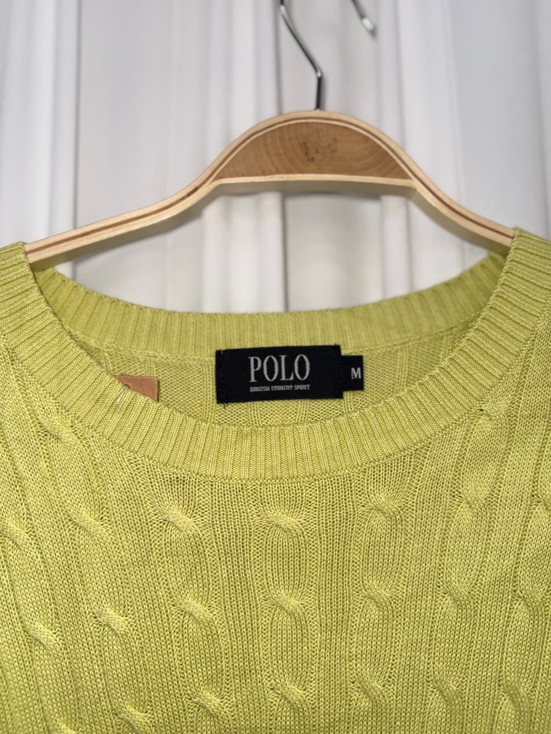 Polo Ralph Lauren 라임 니트 상품이미지1
