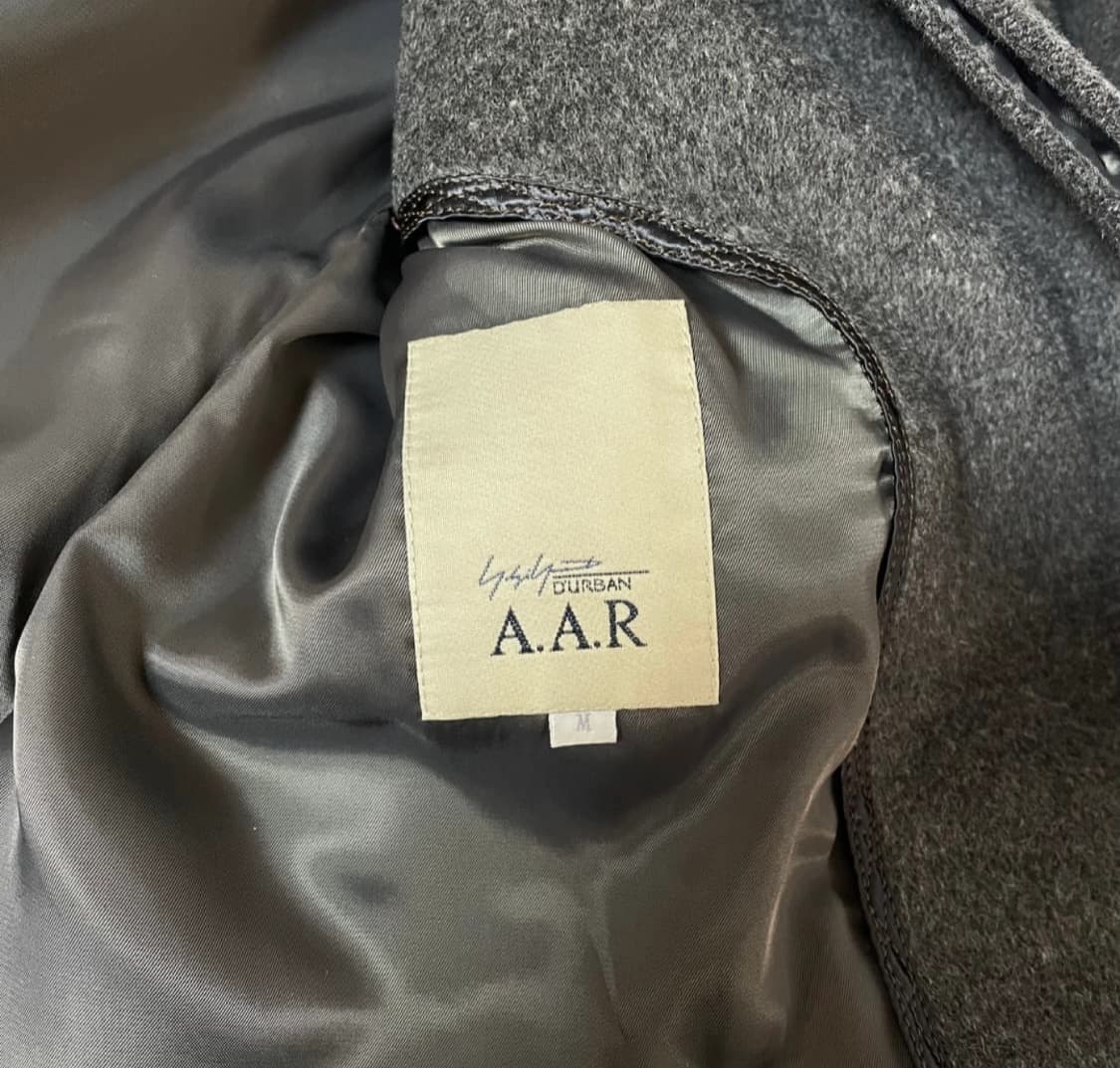 요지야마모토 울 앙고라 싱글코트 (M) 상품이미지4