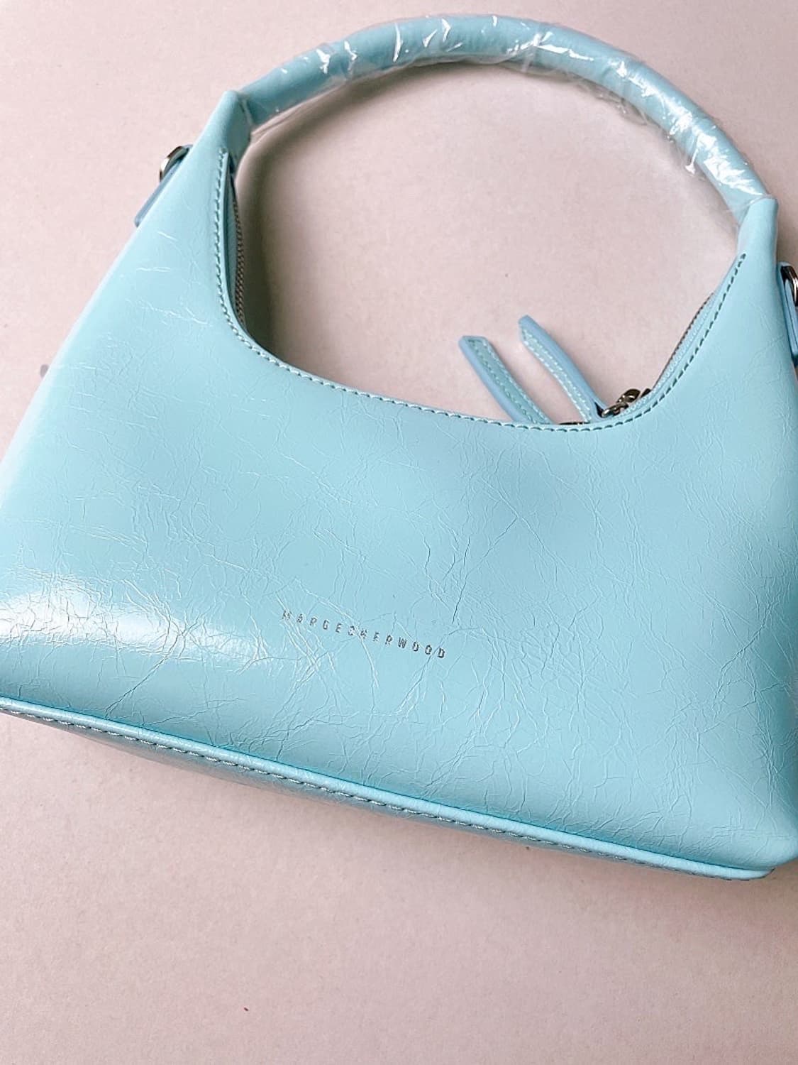 (정품/새상품) 마지셔우드 여성 아쿠아블루 크링클 호보백  상품이미지2