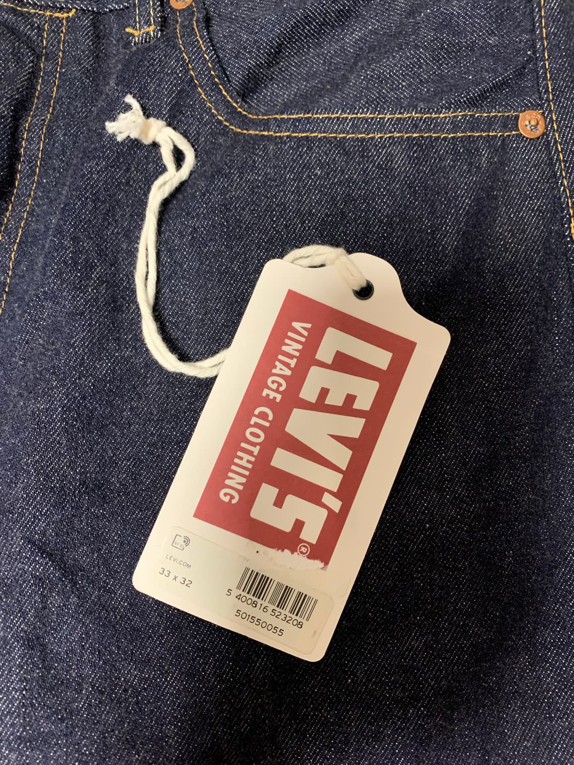 리바이스 lvc 55501 rigid 33/32 상품이미지6