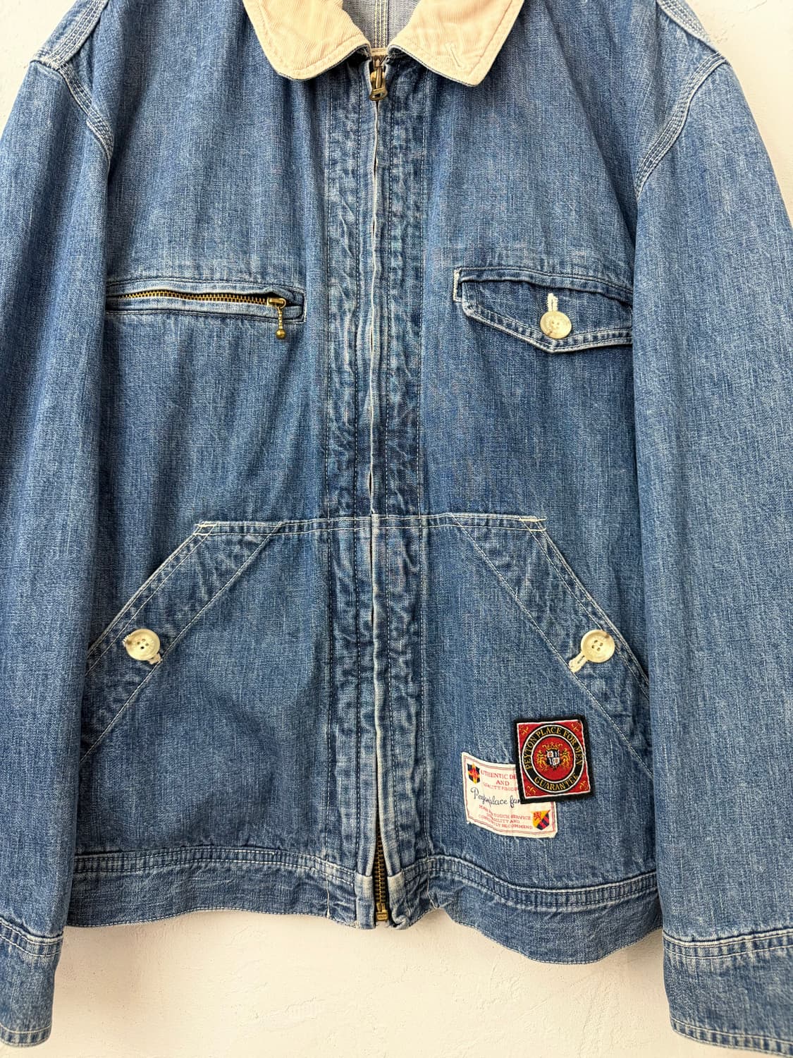 90s PPFM 데님 워크 자켓 상품이미지2