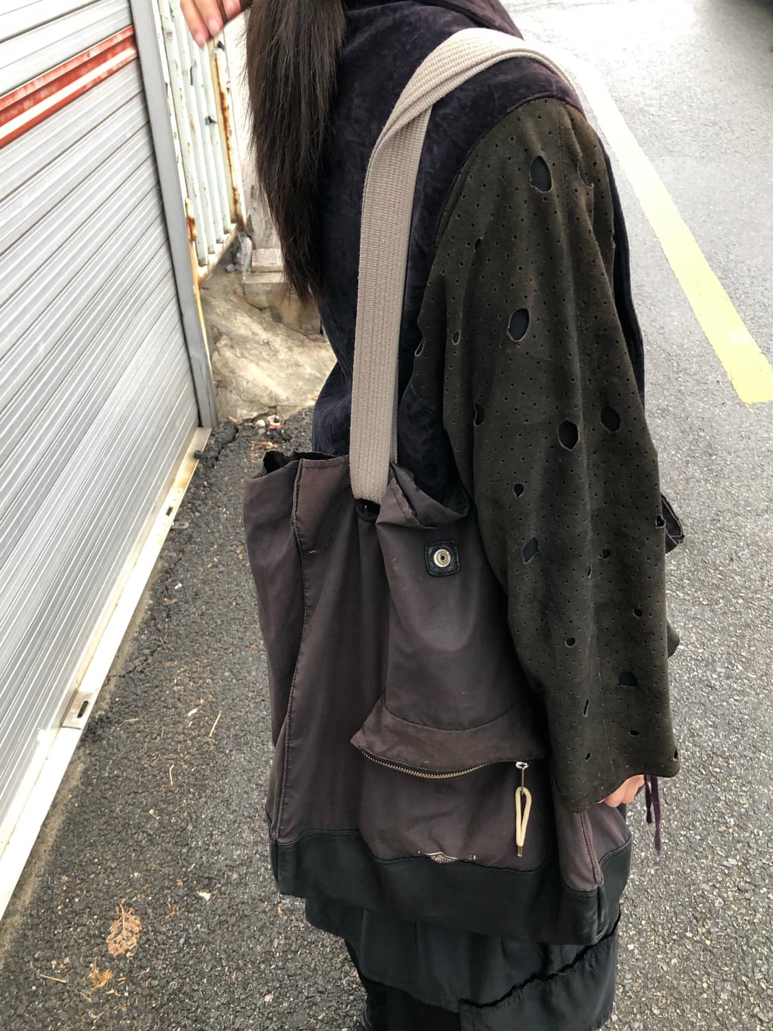 ANNAPIANURA 아티잔 스웨이드 코트 상품이미지9