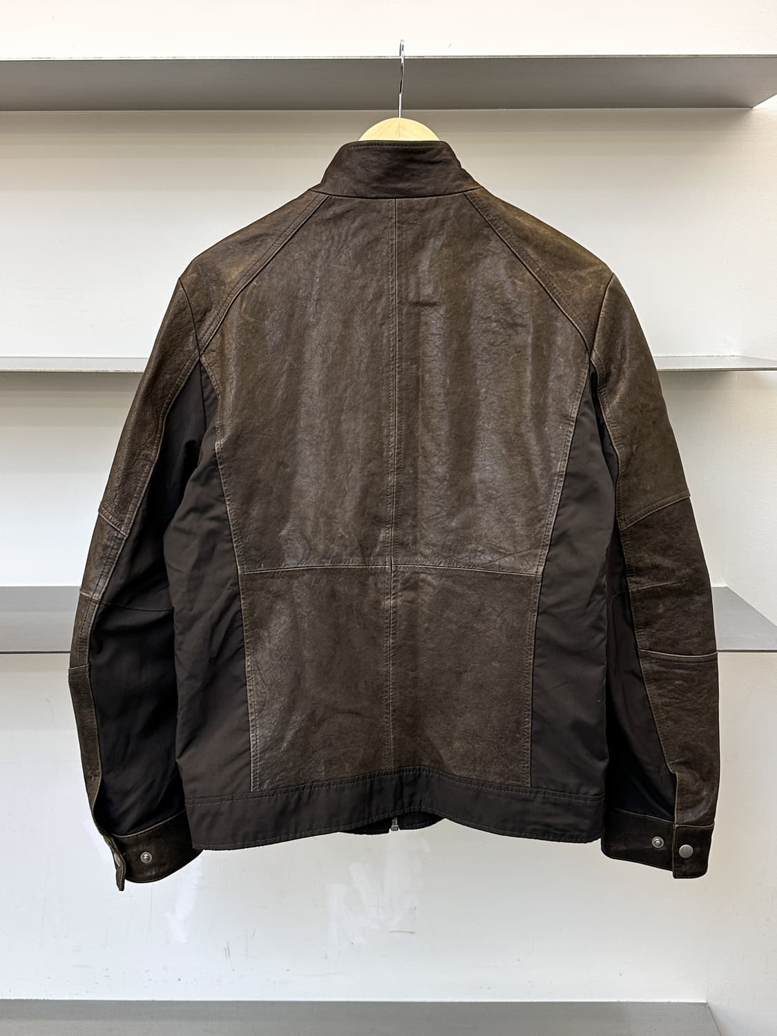 겟 유즈드 램 레더 바이커 집업 자켓 상품이미지3