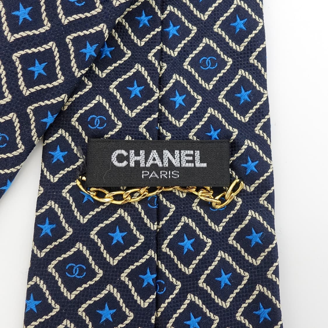 CHANEL 샤넬 모노그램 실크 넥타이 상품이미지7