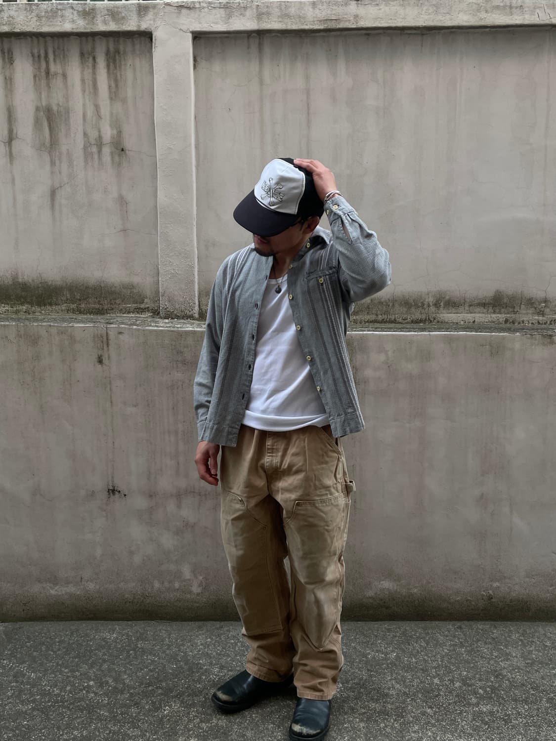 90-00s Bitch Flannel Check Shirt 상품이미지1
