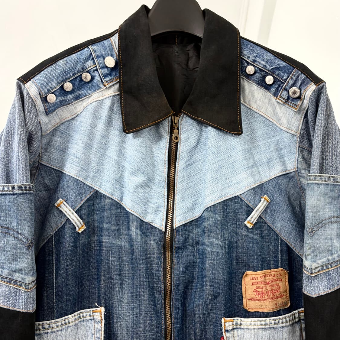 리바이스 리메이크 데님 봄버 자켓 상품이미지7