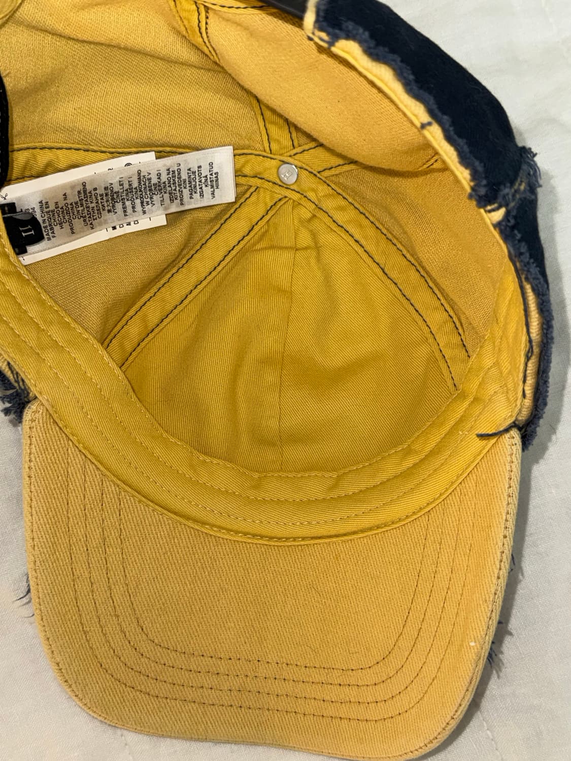 디젤 C-Liev raw-cut 볼캡 상품이미지4