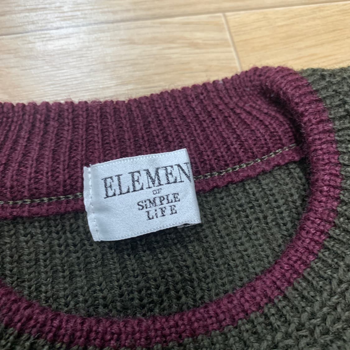 M)Element of simple life 요트 니트  상품이미지5