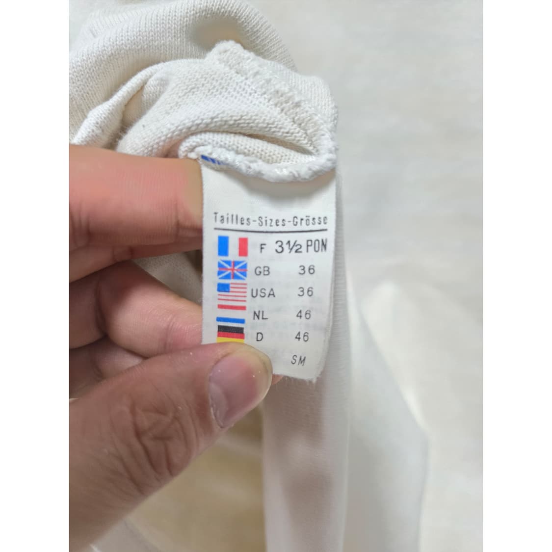 세인트제임스 아이보리 보트넥 라운드 티 M 상품이미지3