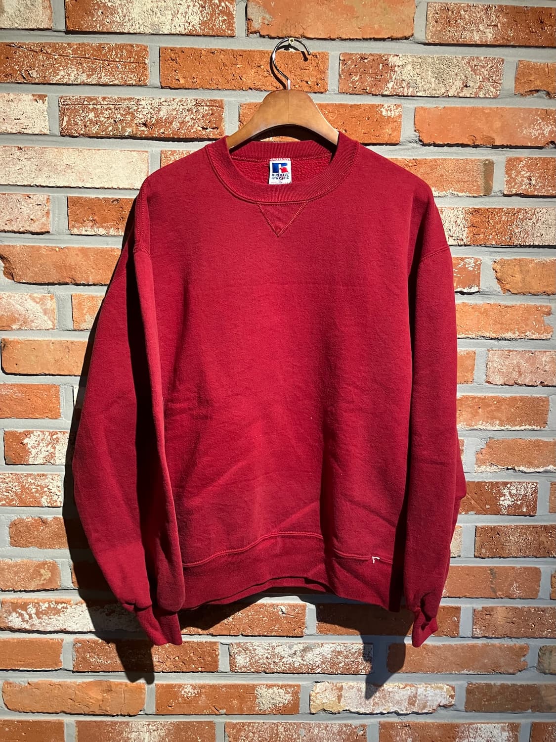 90s USA 빈티지 러셀 플레인 스웻 셔츠 맨투맨 상품이미지2