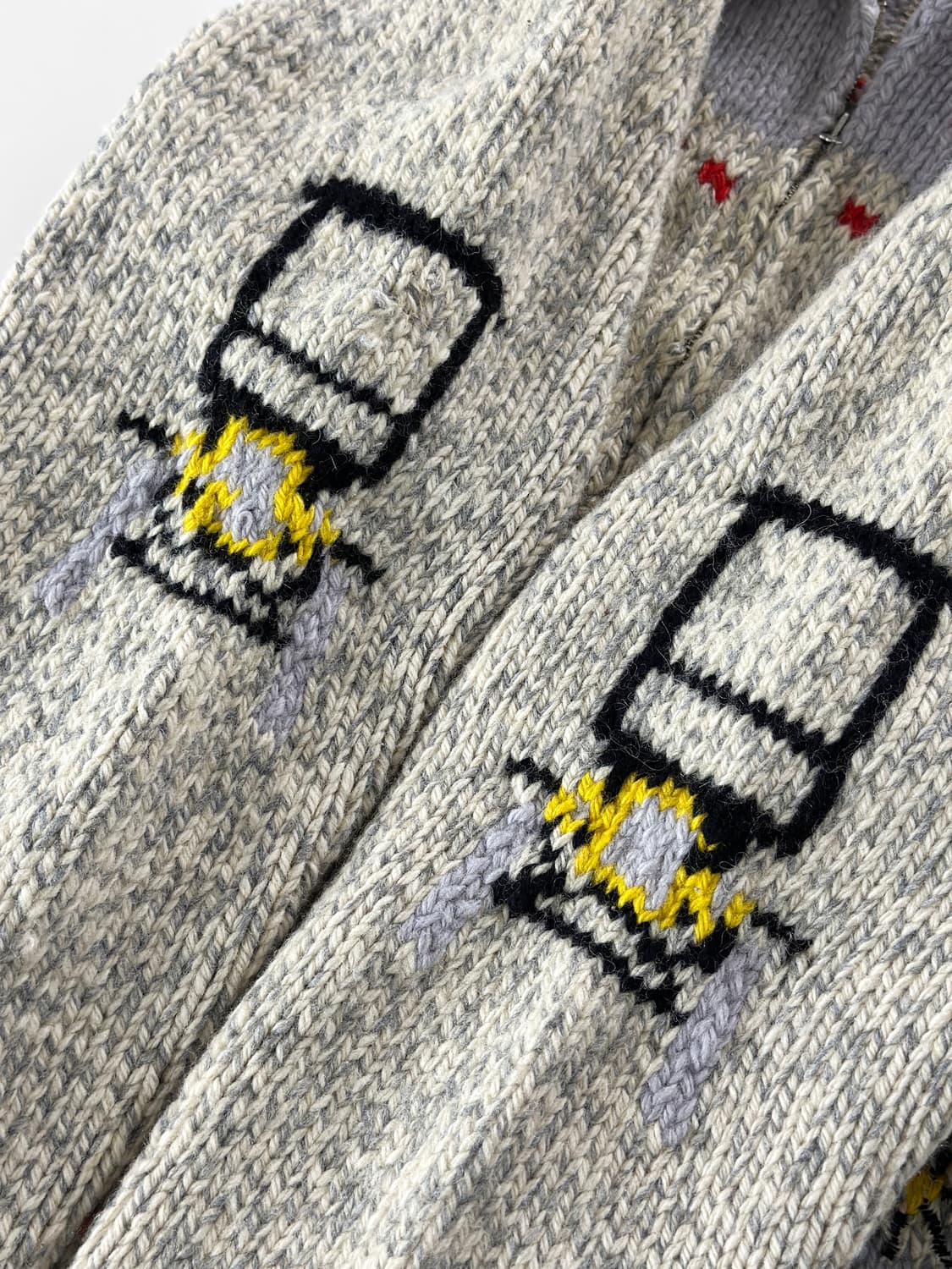 (Rare) 60s 빈티지  "Antique Autos" 코위찬 스웨터 상품이미지10