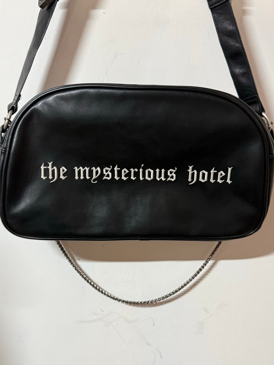 미스테리어스 호텔 펑크 하이틴 블랙 숄더백 크로스백 상품이미지3