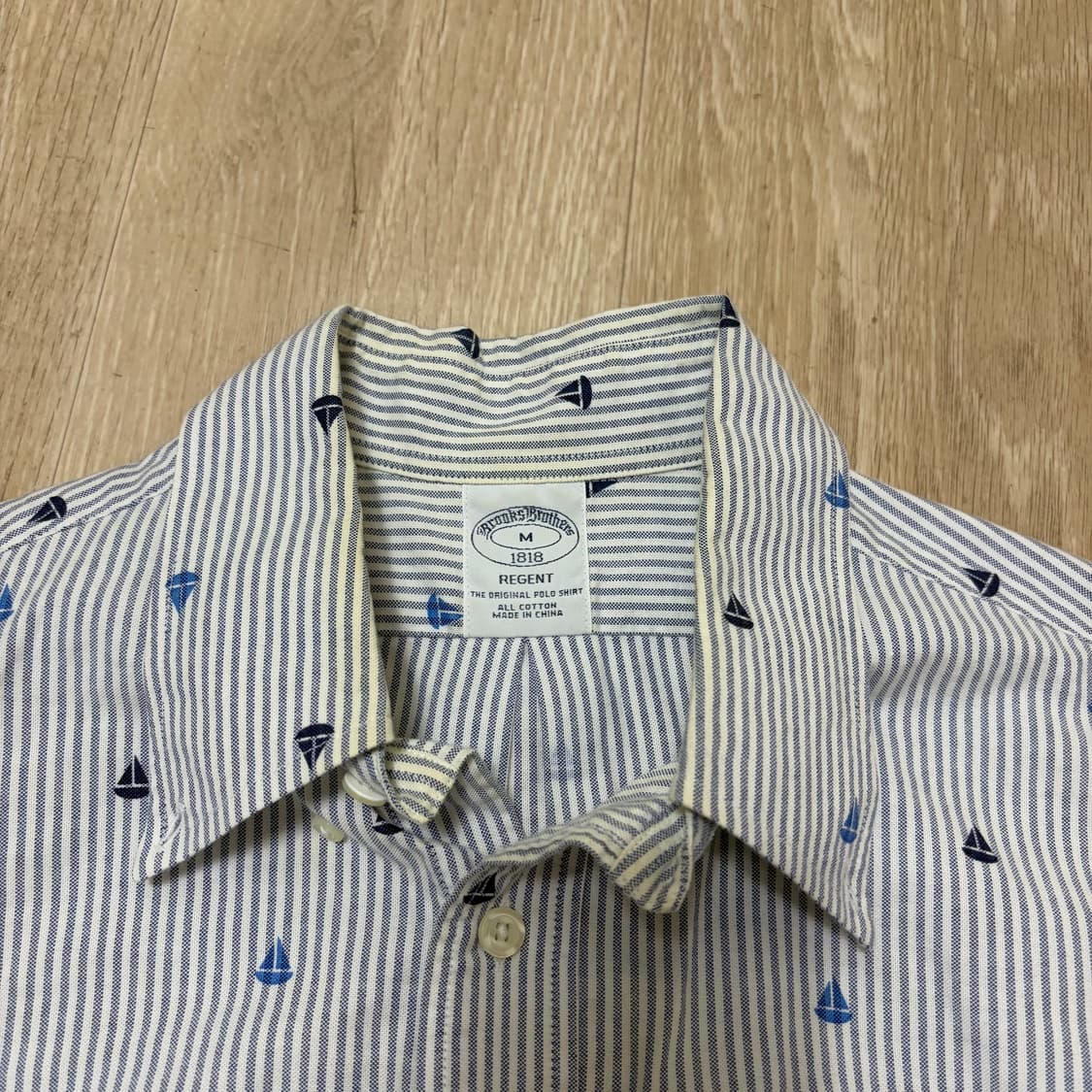 브룩스 브라더스 남성 스트라이프 셔츠 M/95  상품이미지4