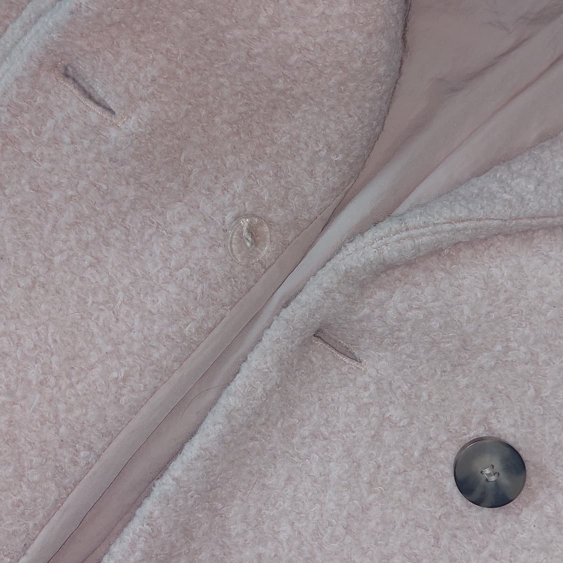 딸기우유 핑크 울 로리타 갸루 코트 히메갸루 라떼갸루 상품이미지4