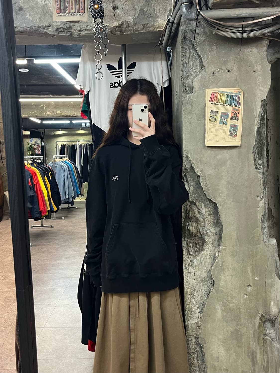 이티씨이 ETCE 후드티 블랙 L #csz2235 상품이미지2