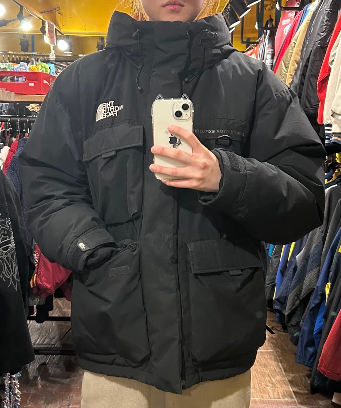 [HI] 노스페이스 패딩 블랙 상품이미지2