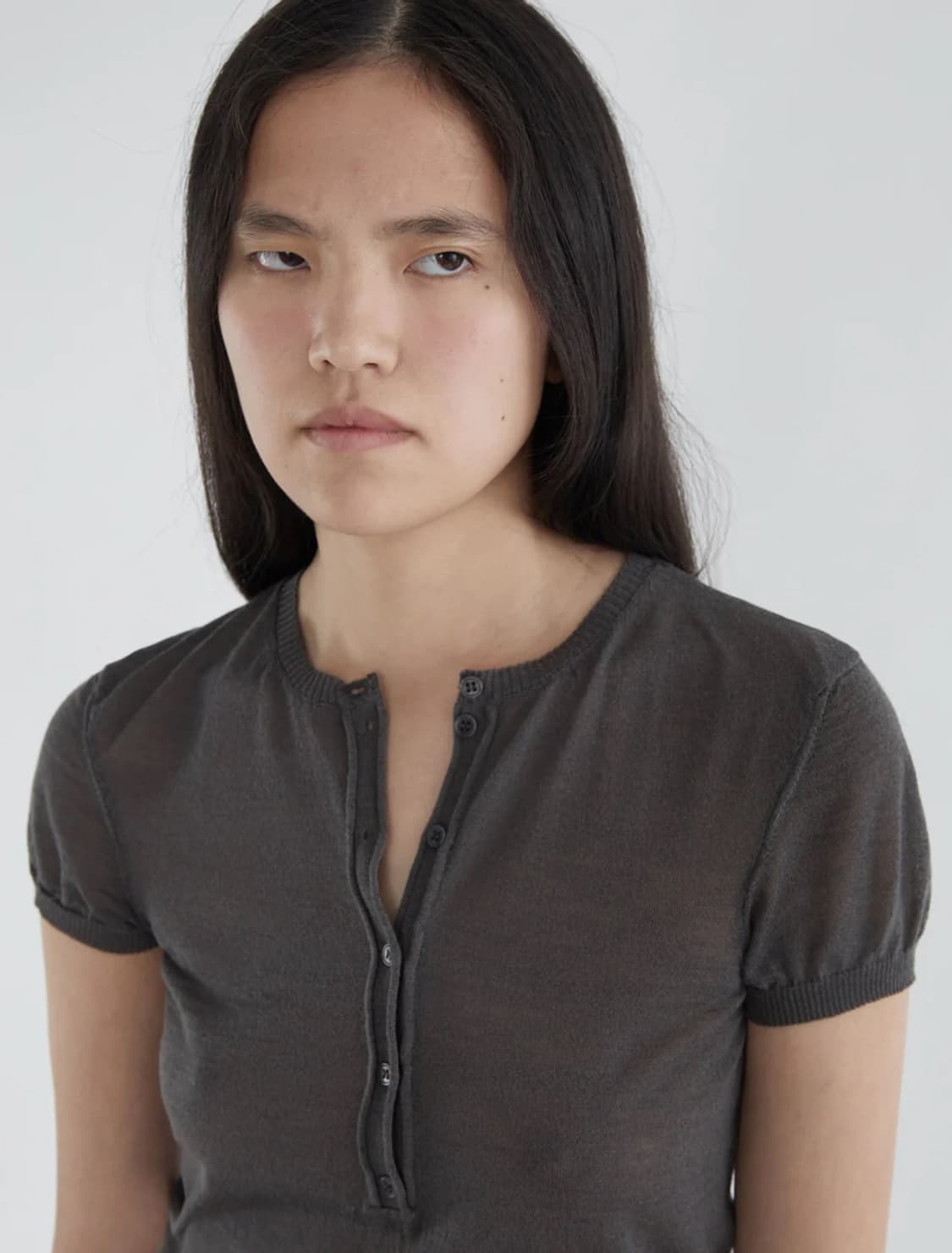 [S,M]팔로마울 Don 반팔 니트 상품이미지3