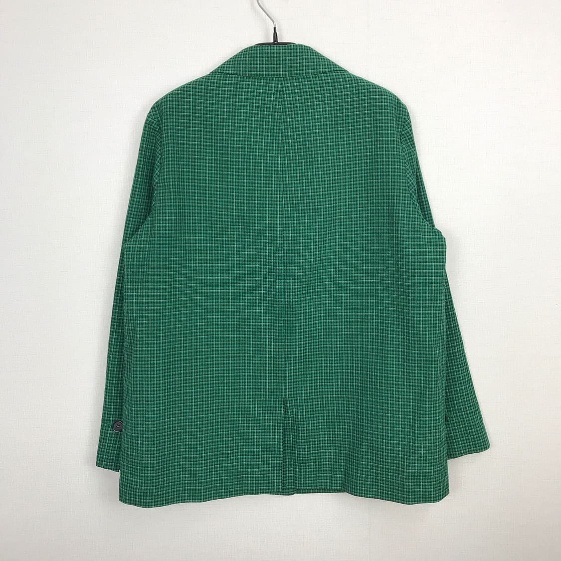 베네통 린넨 혼방 체크 자켓 여성44 (66) 상품이미지6