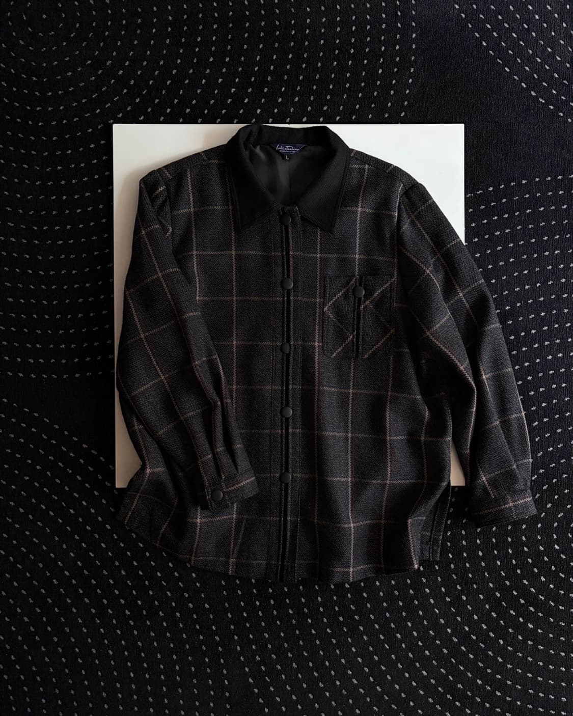wool check patterned shirket 상품이미지7