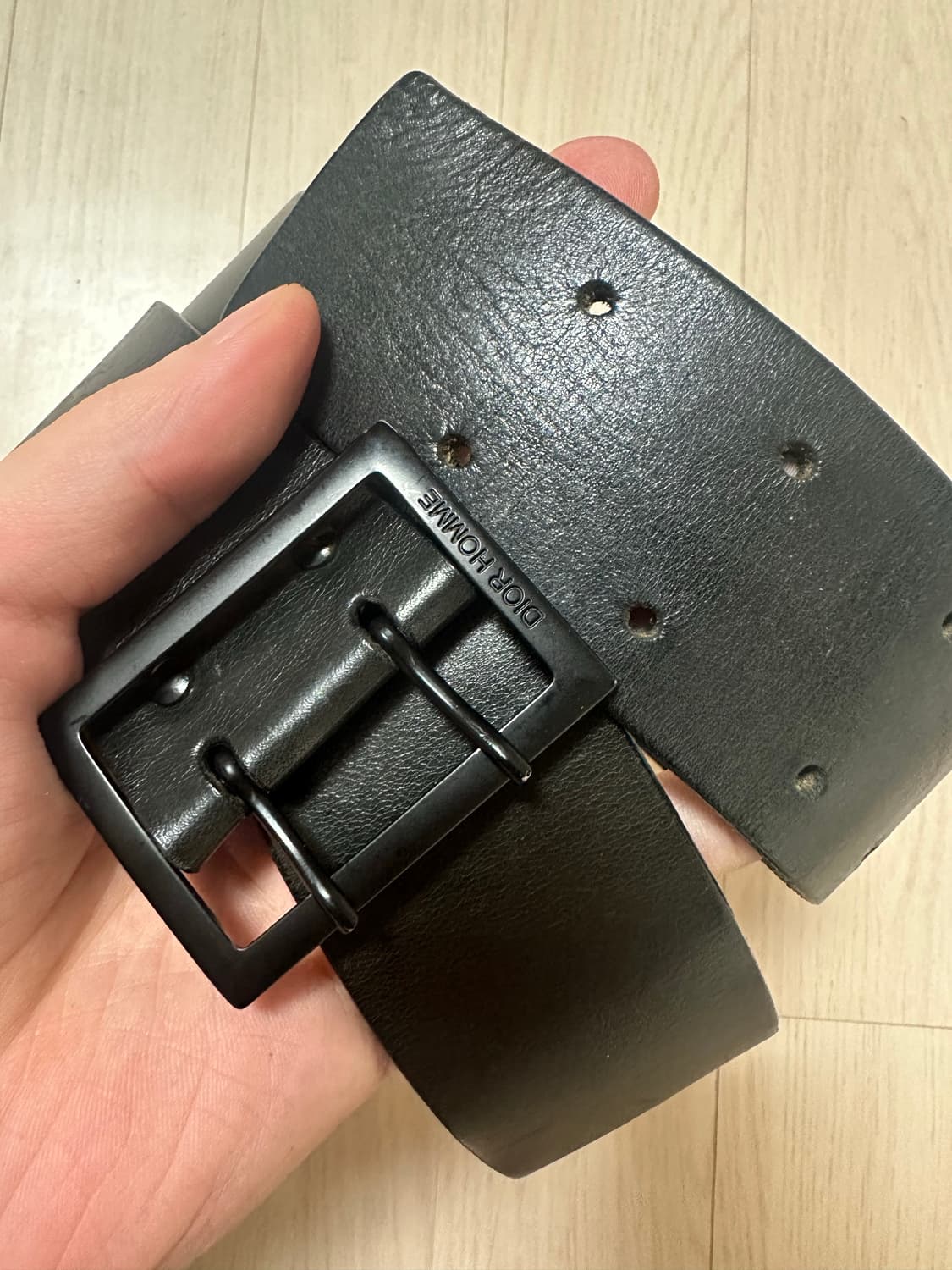 디올옴므 바이 에디슬리먼 트렌치 버클 벨트 상품이미지1