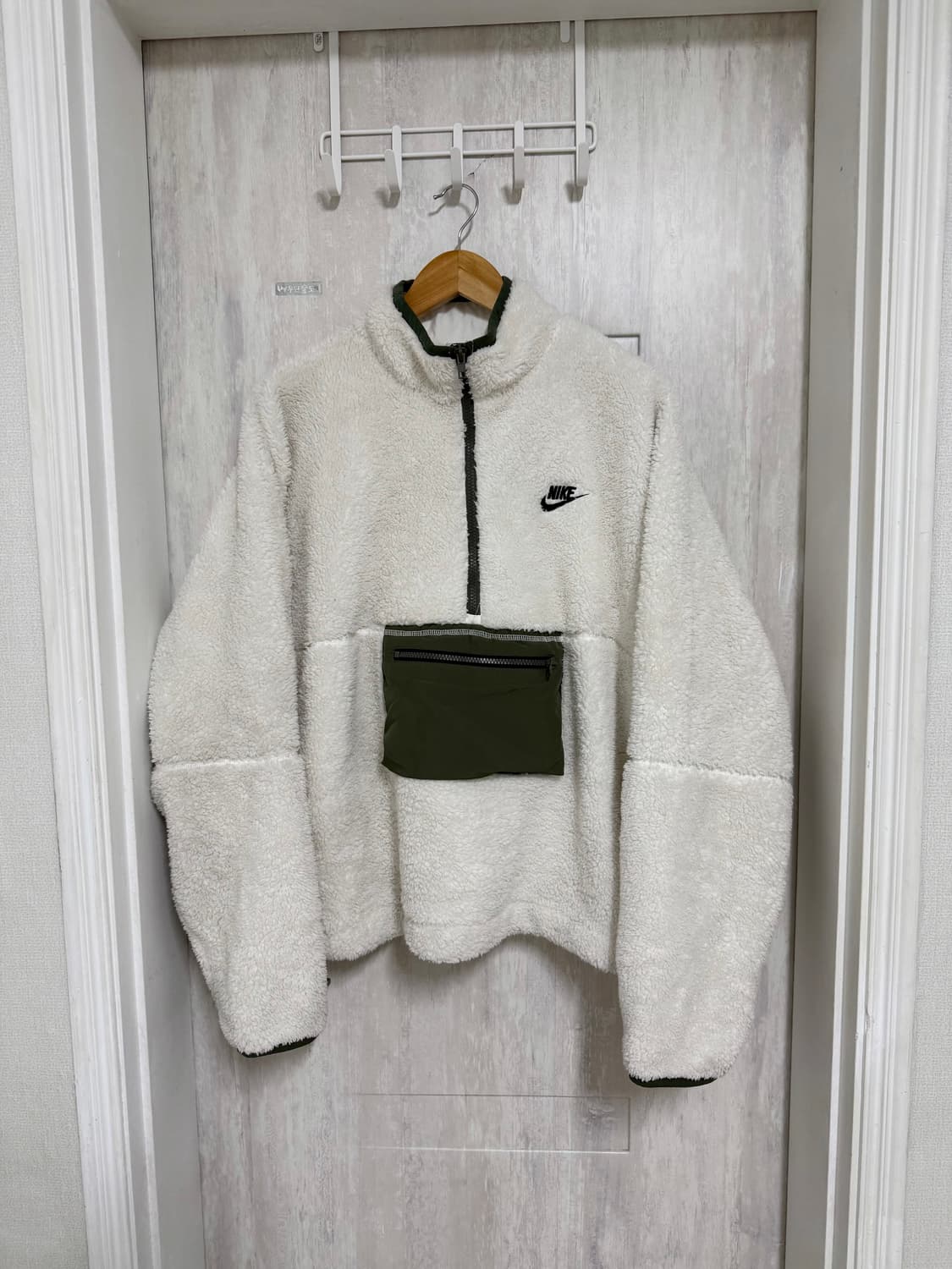 남성 100-105 / 나이키 오버핏 후리스 아노락 뽀글이 상품이미지1