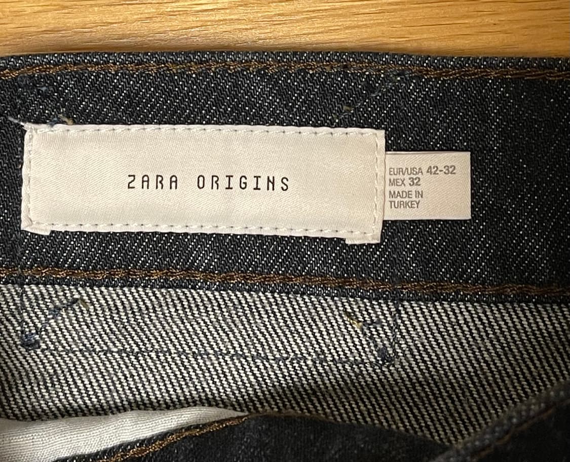 자라 오리진 인디고 스트레이트 앵클 핏 데님 상품이미지4