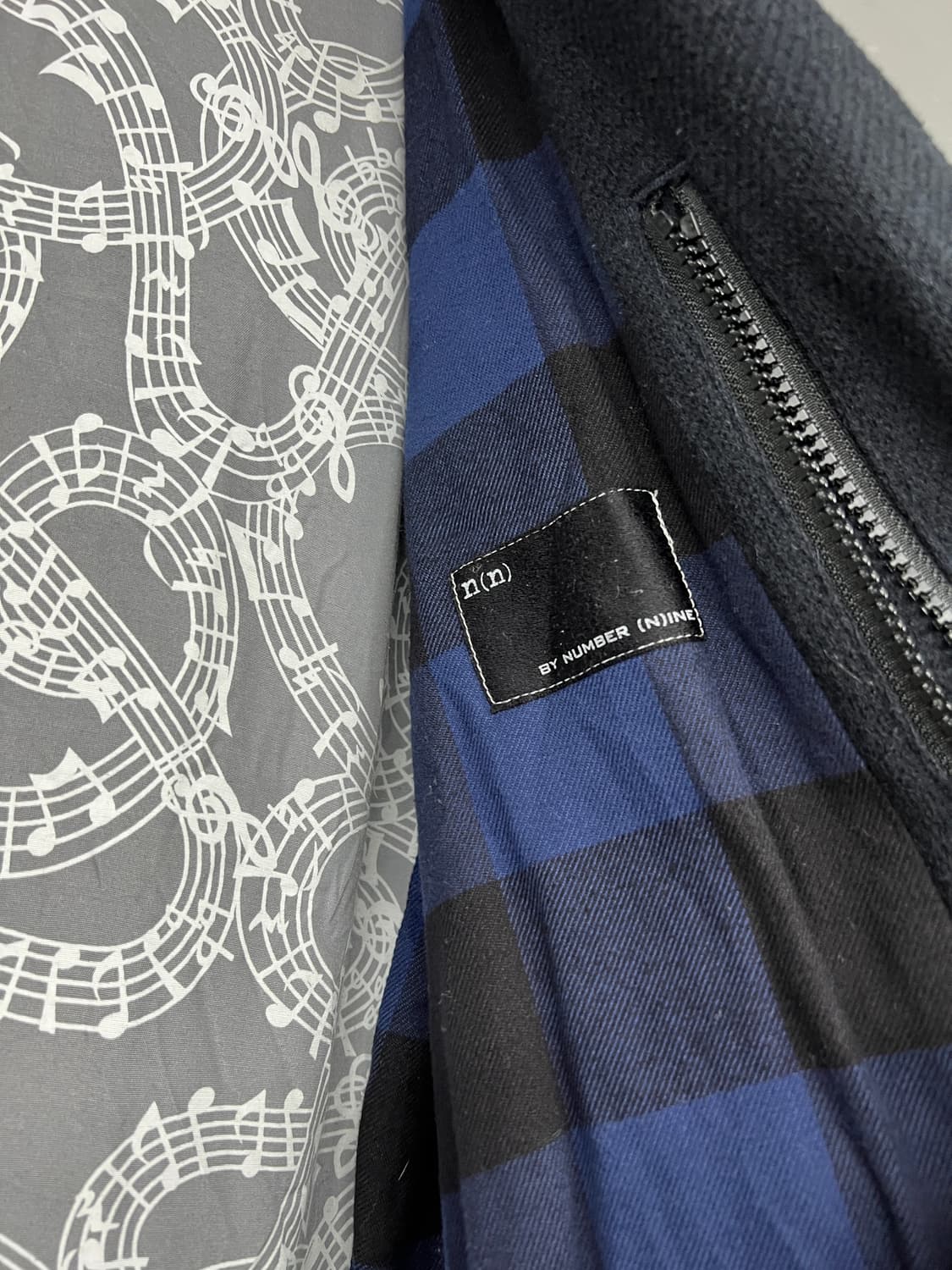 넘버나인 뮤직 플란넬 코트 상품이미지4