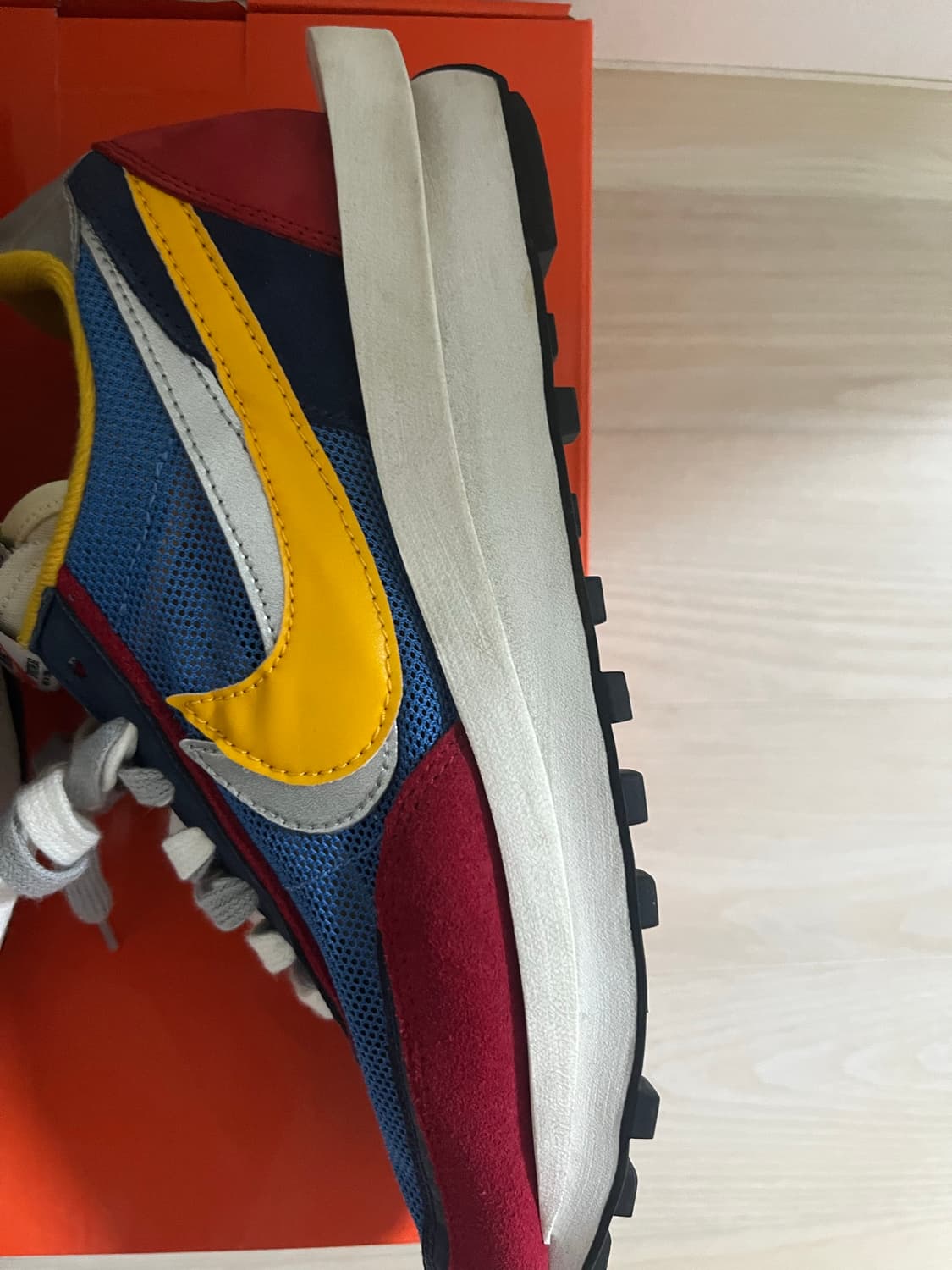 나이키x사카이 와플 빨파 270 상품이미지4