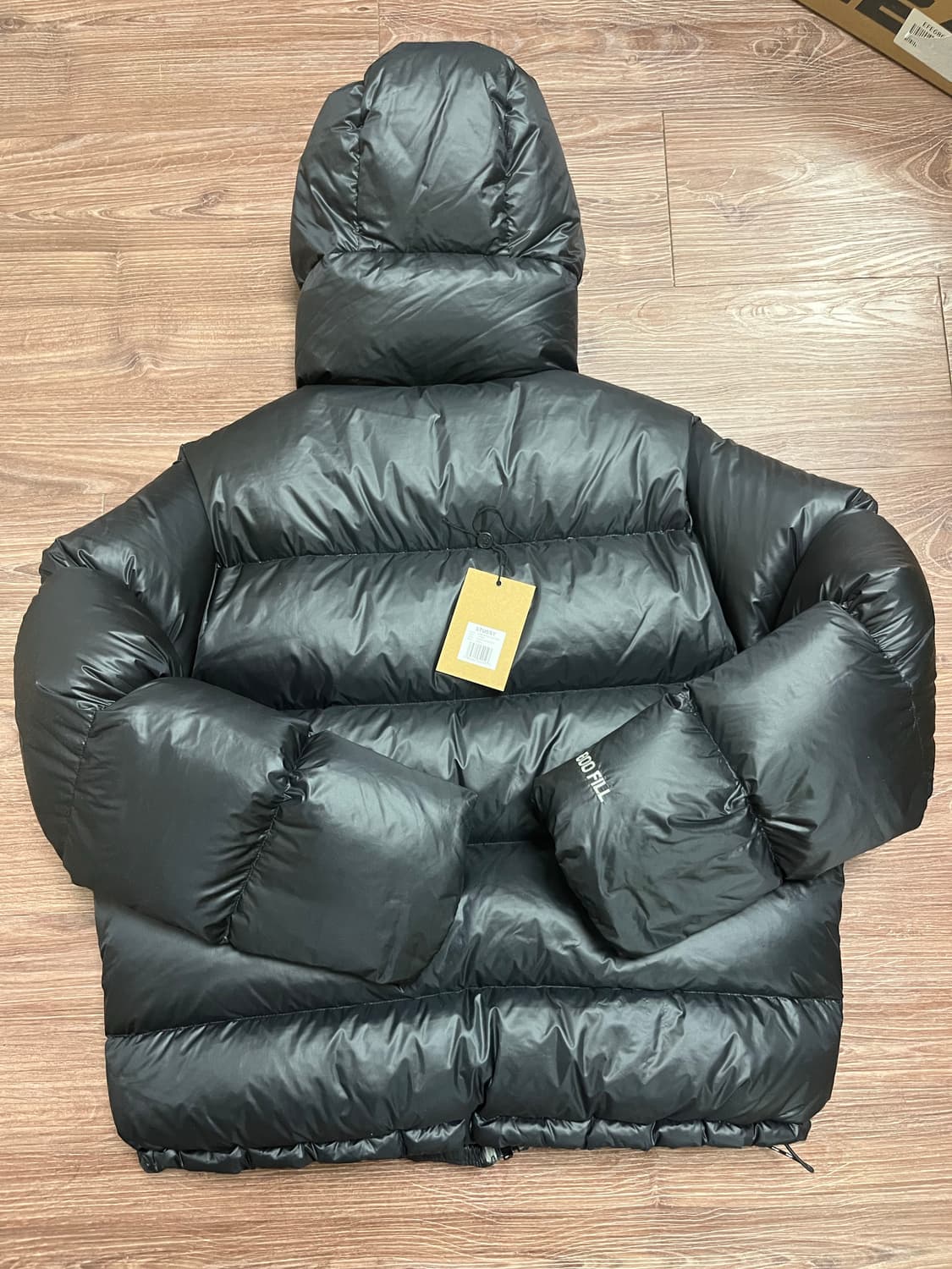 스투시 다운 파카 마이크로 립스탑 팬텀 블랙 [S] 상품이미지2