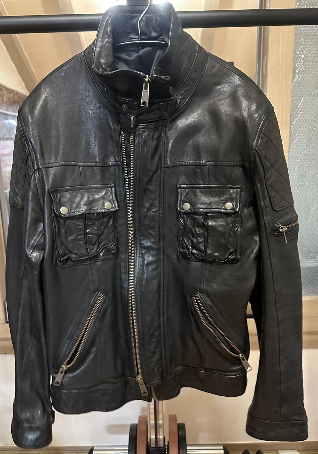 양가죽자켓  램스킨  48사이즈 상품이미지1
