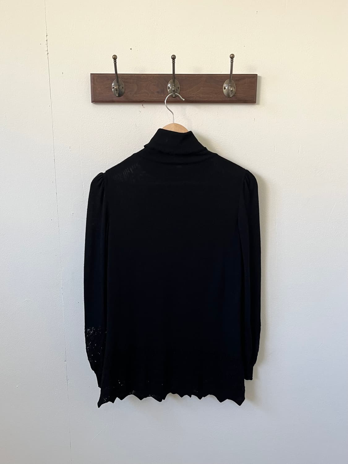 japan vtg 자개 레터링 터틀넥 상품이미지3