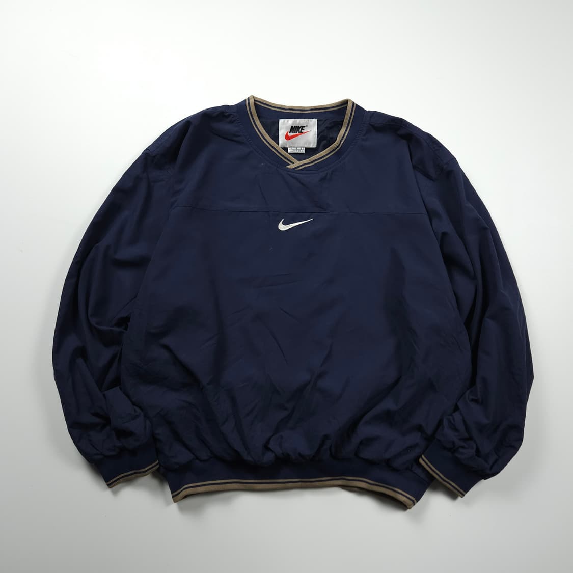 90s 나이키 센터 스우시 올드스쿨 박시핏 웜업 (XL) 상품이미지1