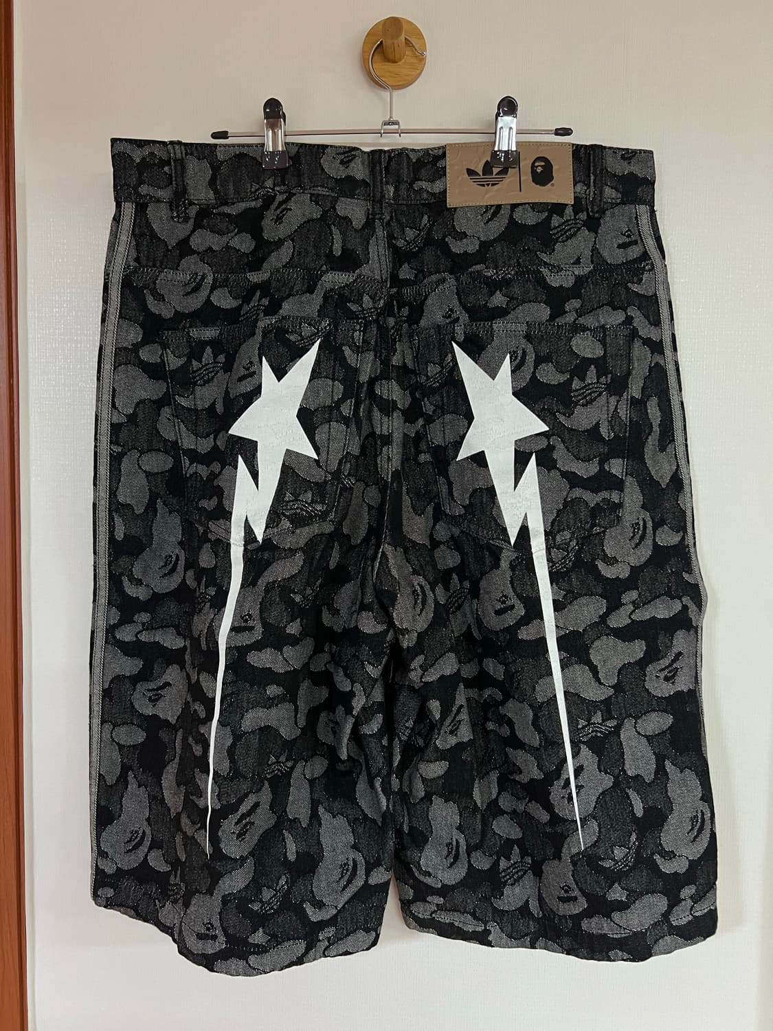 베이프 아디다스 데님 쇼츠 상품이미지2