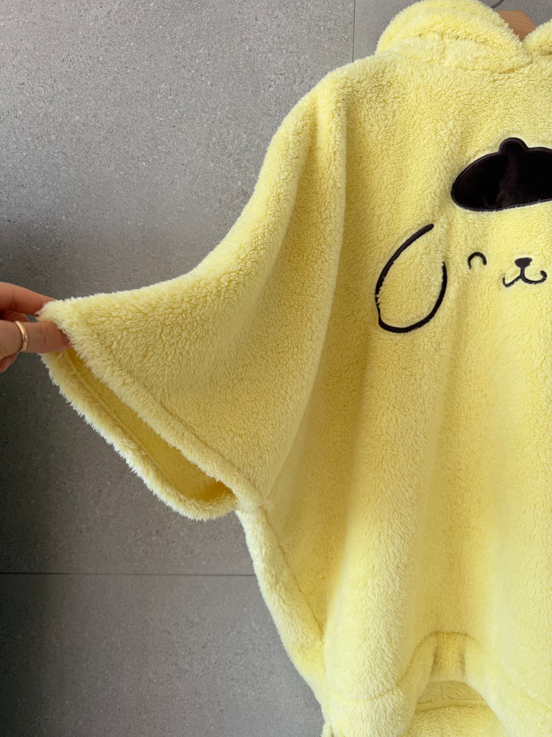 일본 폼푸린 플리스 후드 풀오버 오버핏 상품이미지2