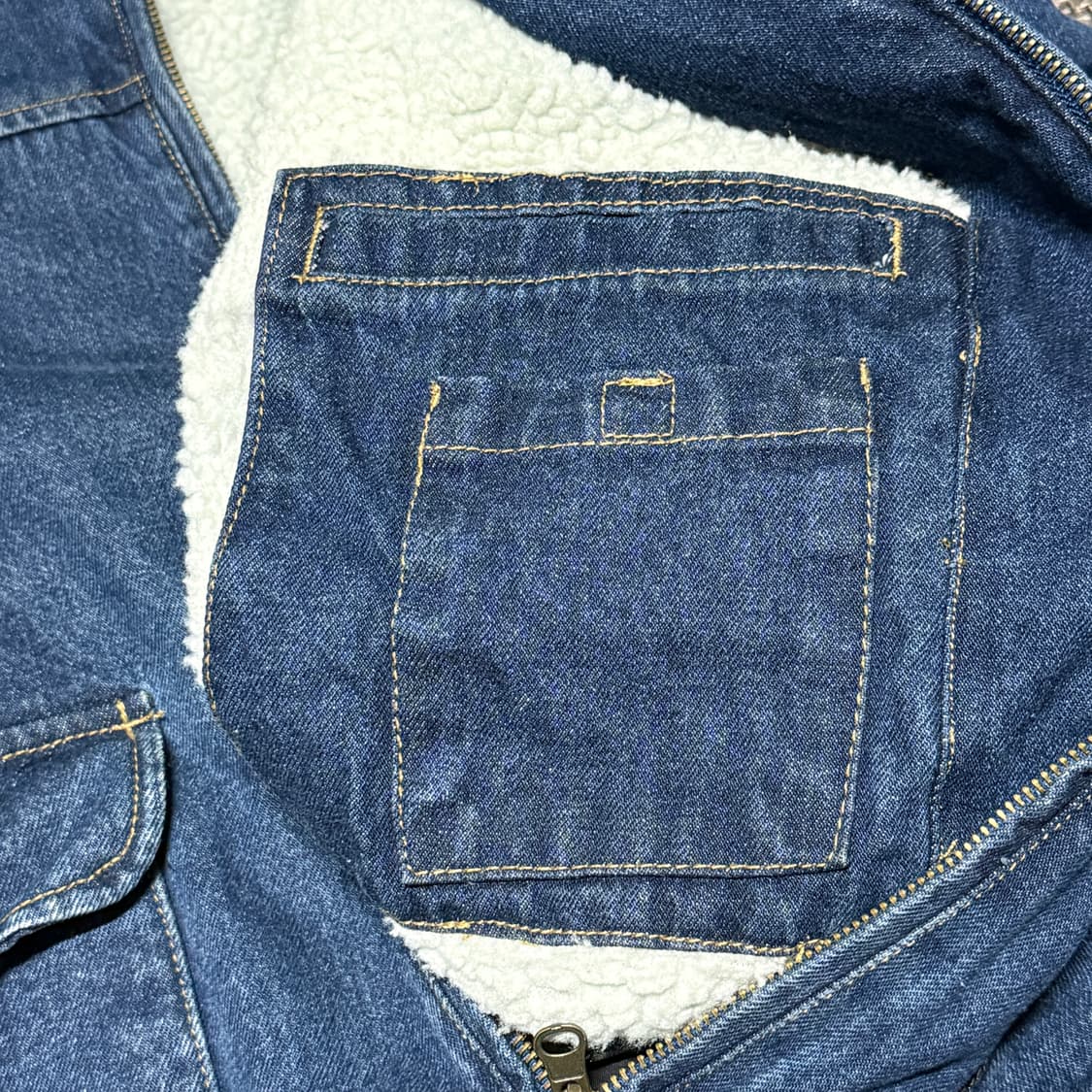 90s 랭글러 쉐르파 후드데님자켓 상품이미지7