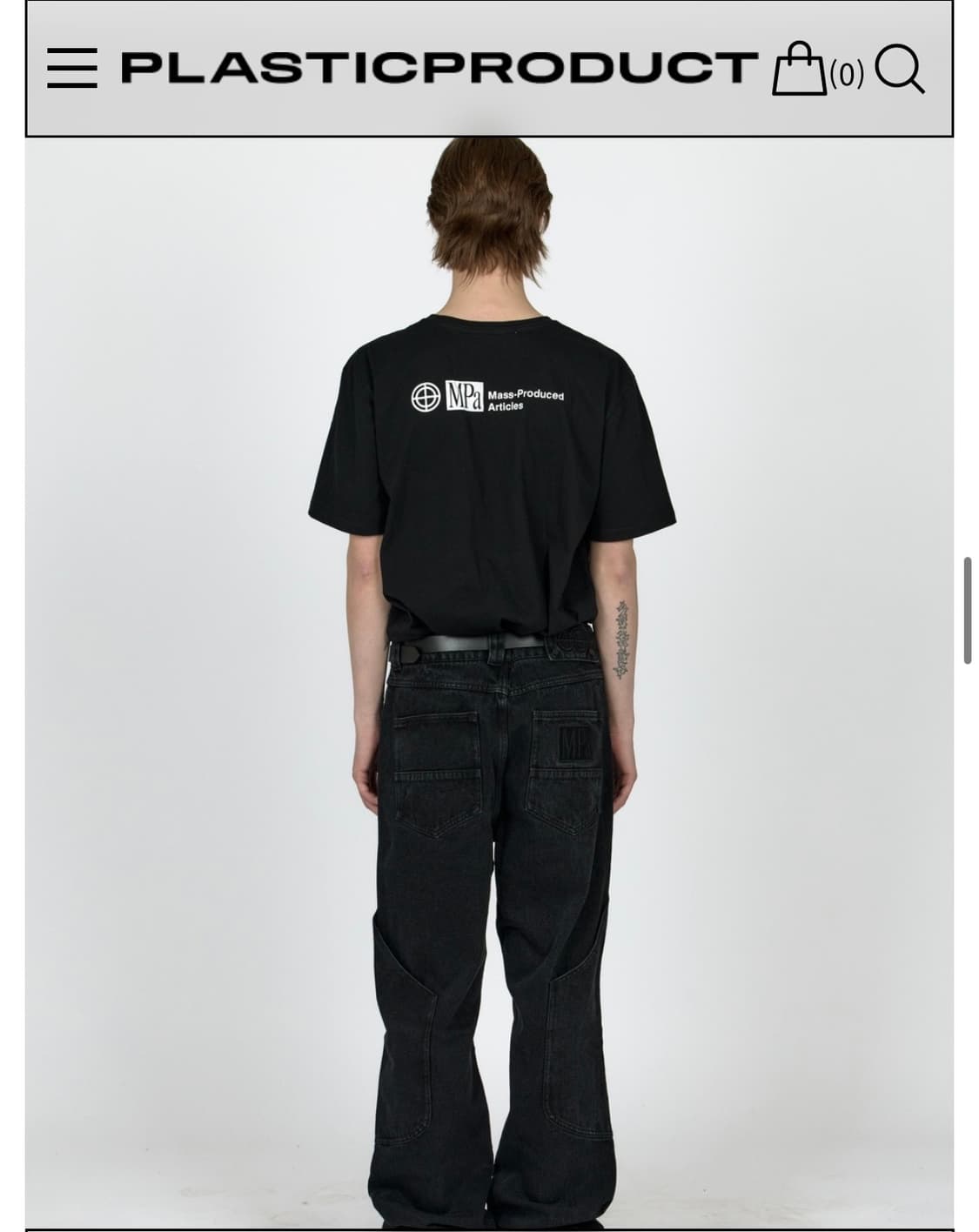 MPa CALF POCKET PANTS (Black) 상품이미지2