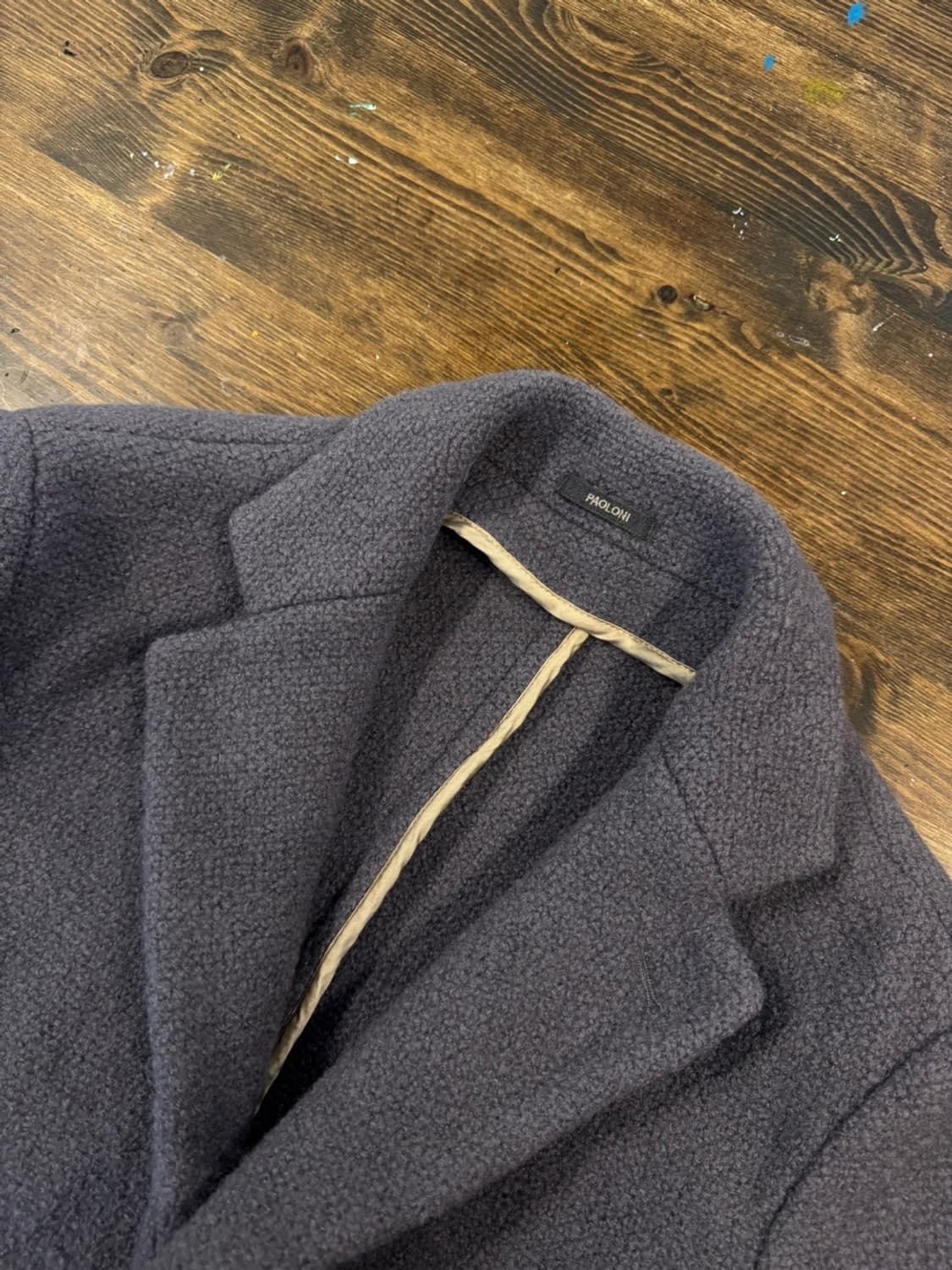 파올리니 니트 패브릭 코트 100 상품이미지7