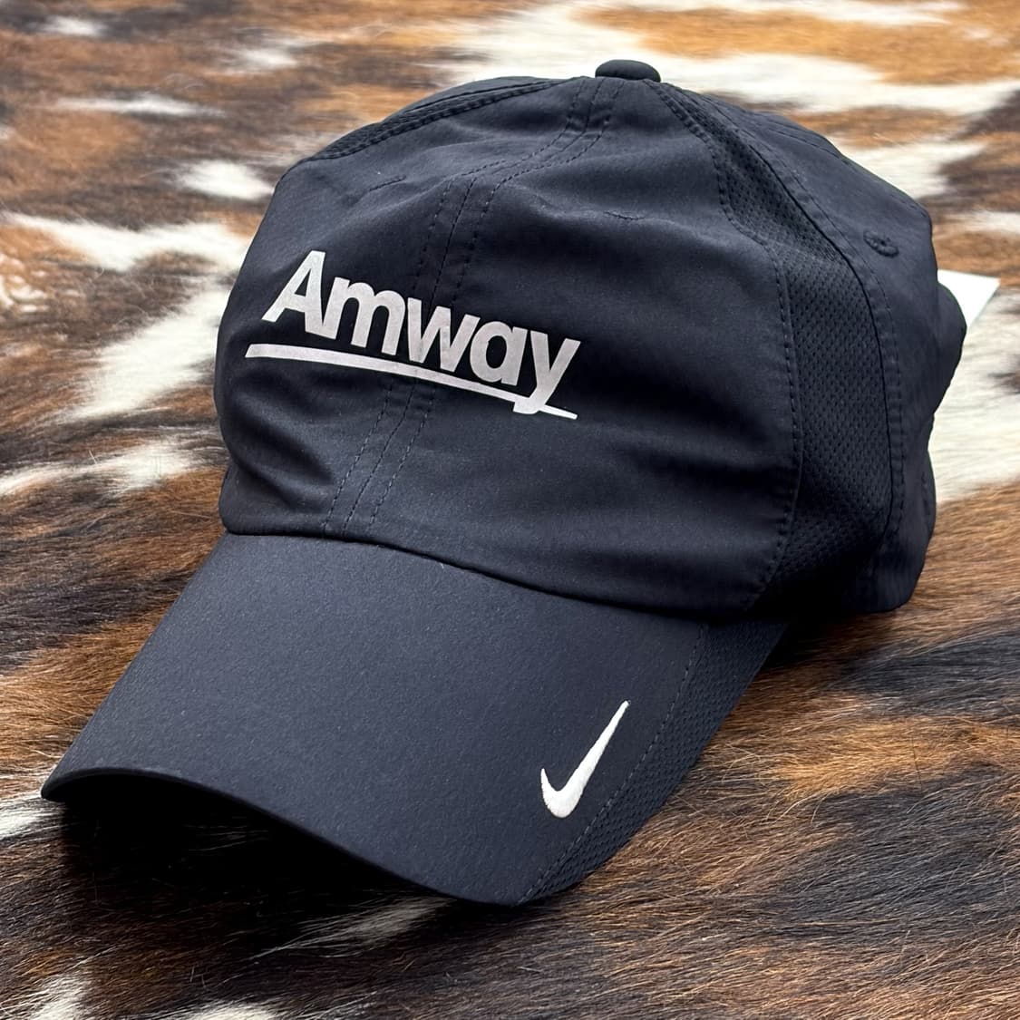 나이키 헤리티지86 드라이핏 검정 볼캡 ‘Amway’ 상품이미지1
