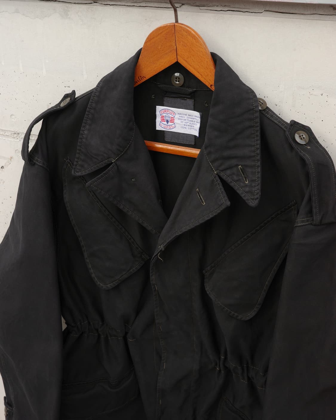 80s dutch army m58 블랙 다잉 필드 자켓 상품이미지2