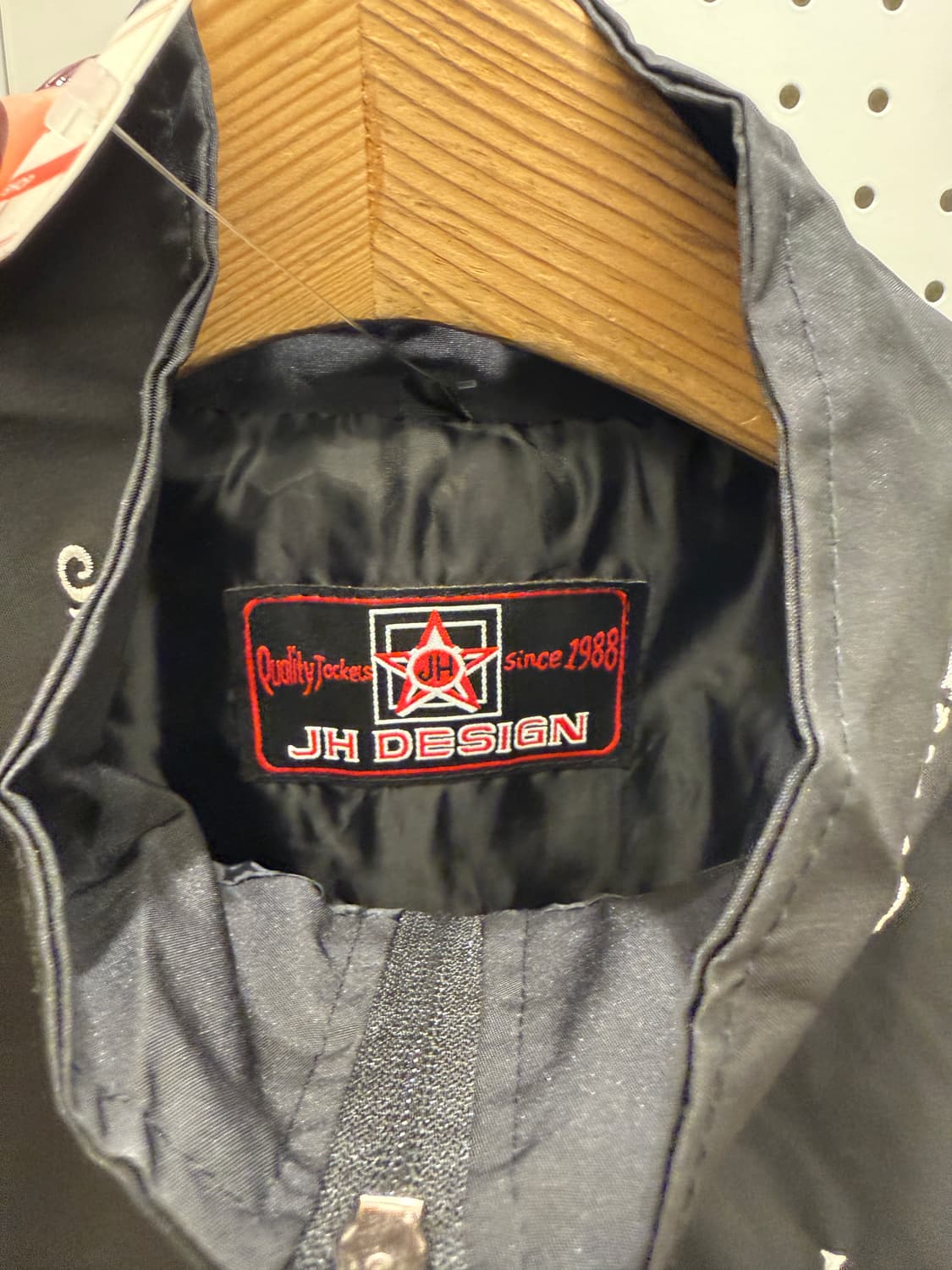 JH디자인 잭다니엘스 레이싱 자켓 블랙 U1638 상품이미지5