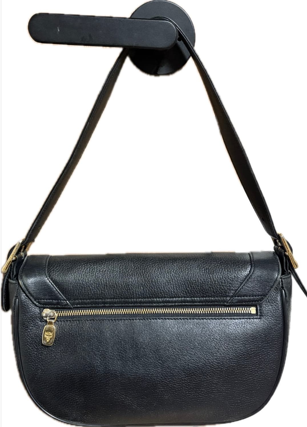 MCM 블랙 가죽 숄더백 상품이미지2