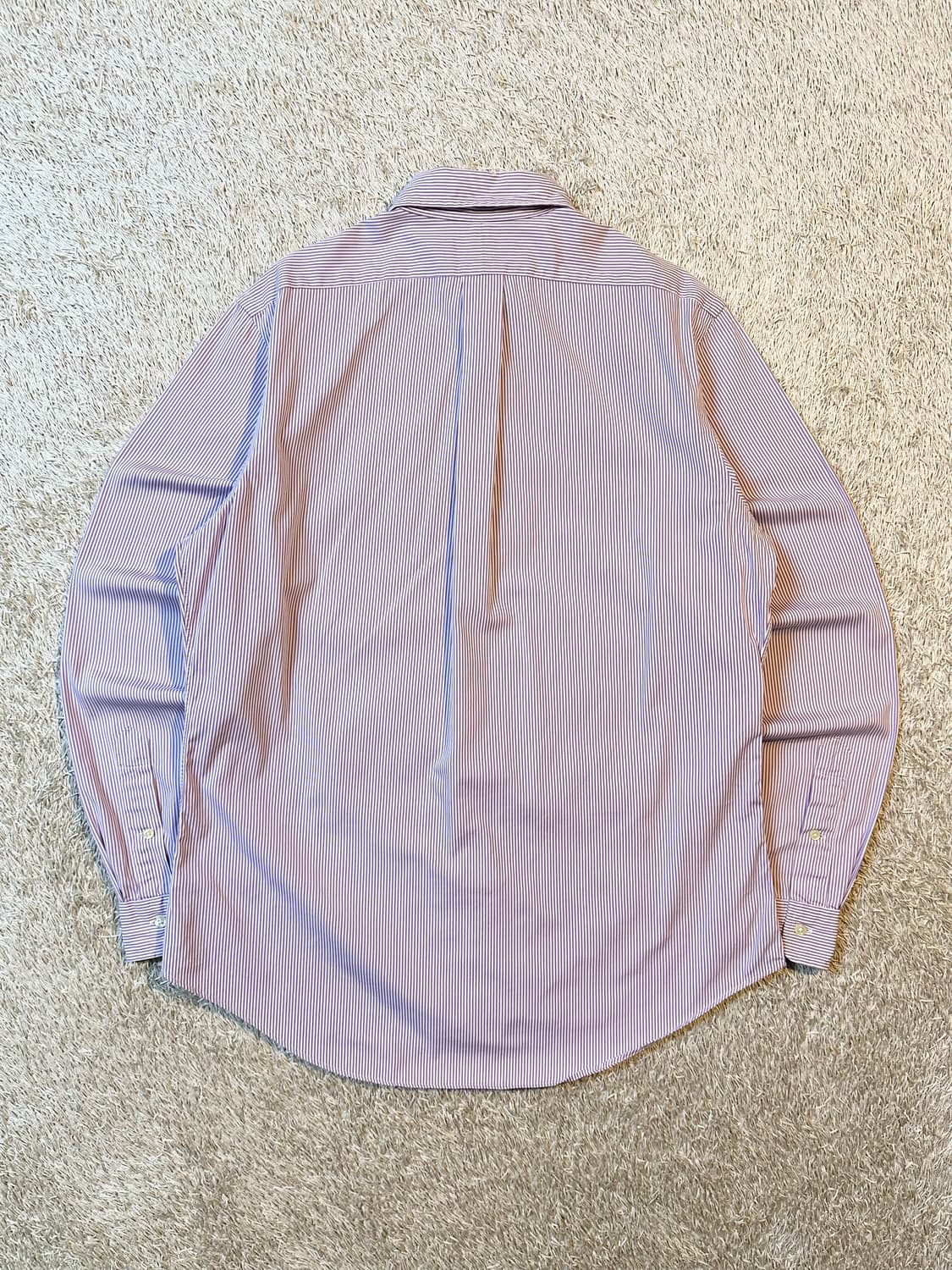 폴로 랄프로렌 그린포니 스트라이프 셔츠 퍼플 상품이미지3