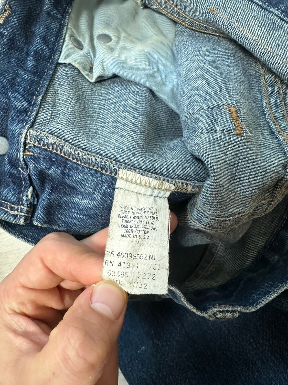 90's RRL 더블알엘 usa made 데님 상품이미지4