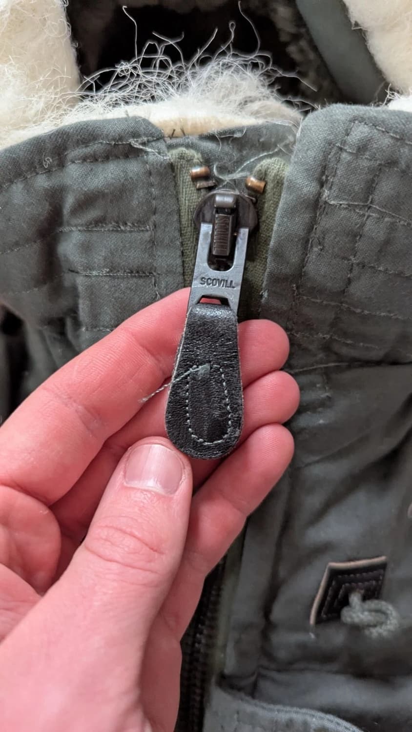 80s 미공군 납품용 그린브라이어 인더스트리 N-3B 파카 올리브그린 상품이미지3