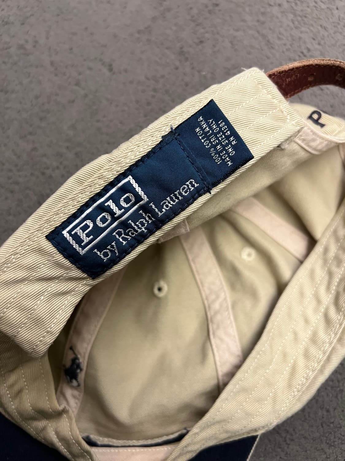 폴로 랄프로렌 가죽 스트랩 캡 처분  상품이미지3