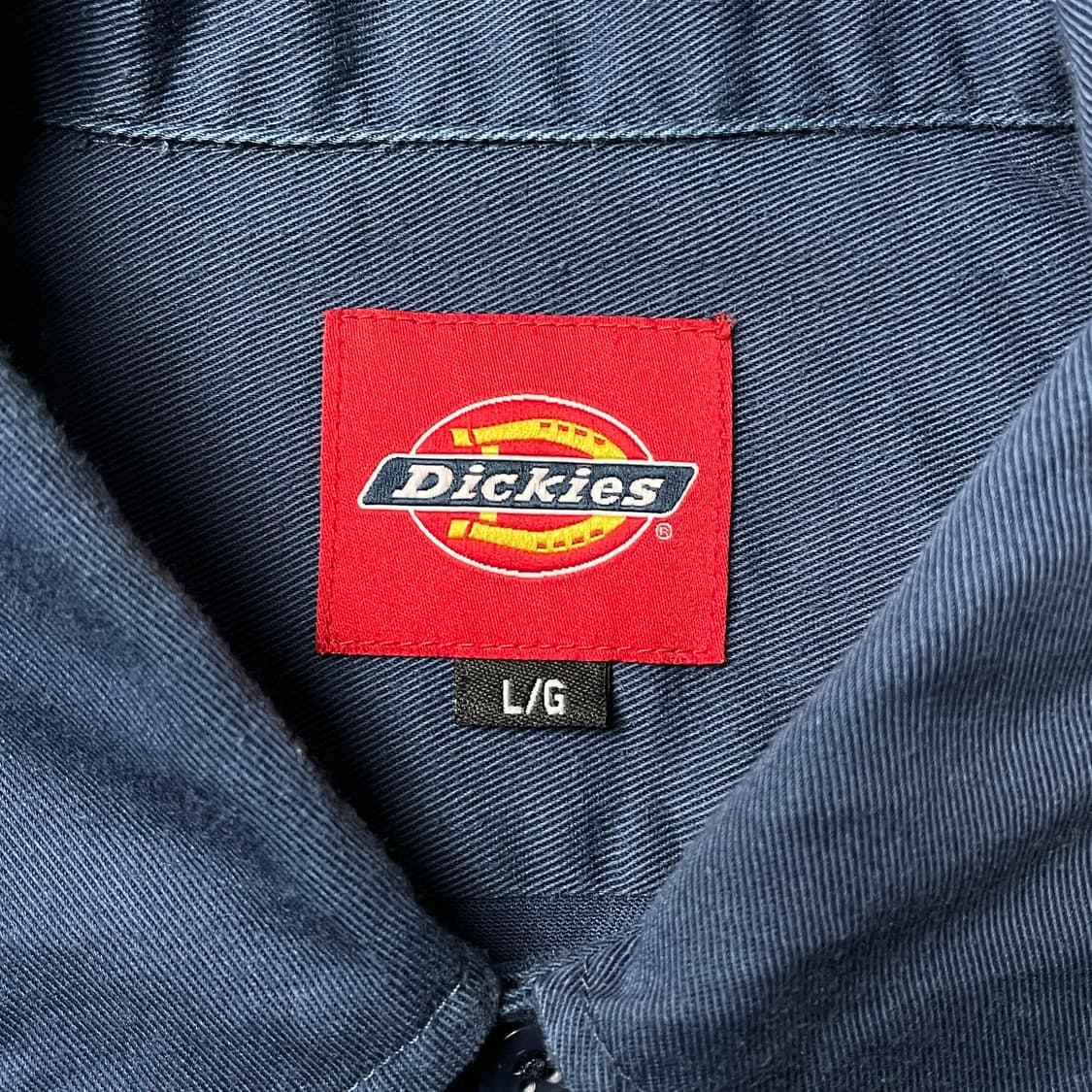 DICKIES 디키즈 빈티지 네이비 플랩포켓 반팔 워크셔츠 A00967 상품이미지9
