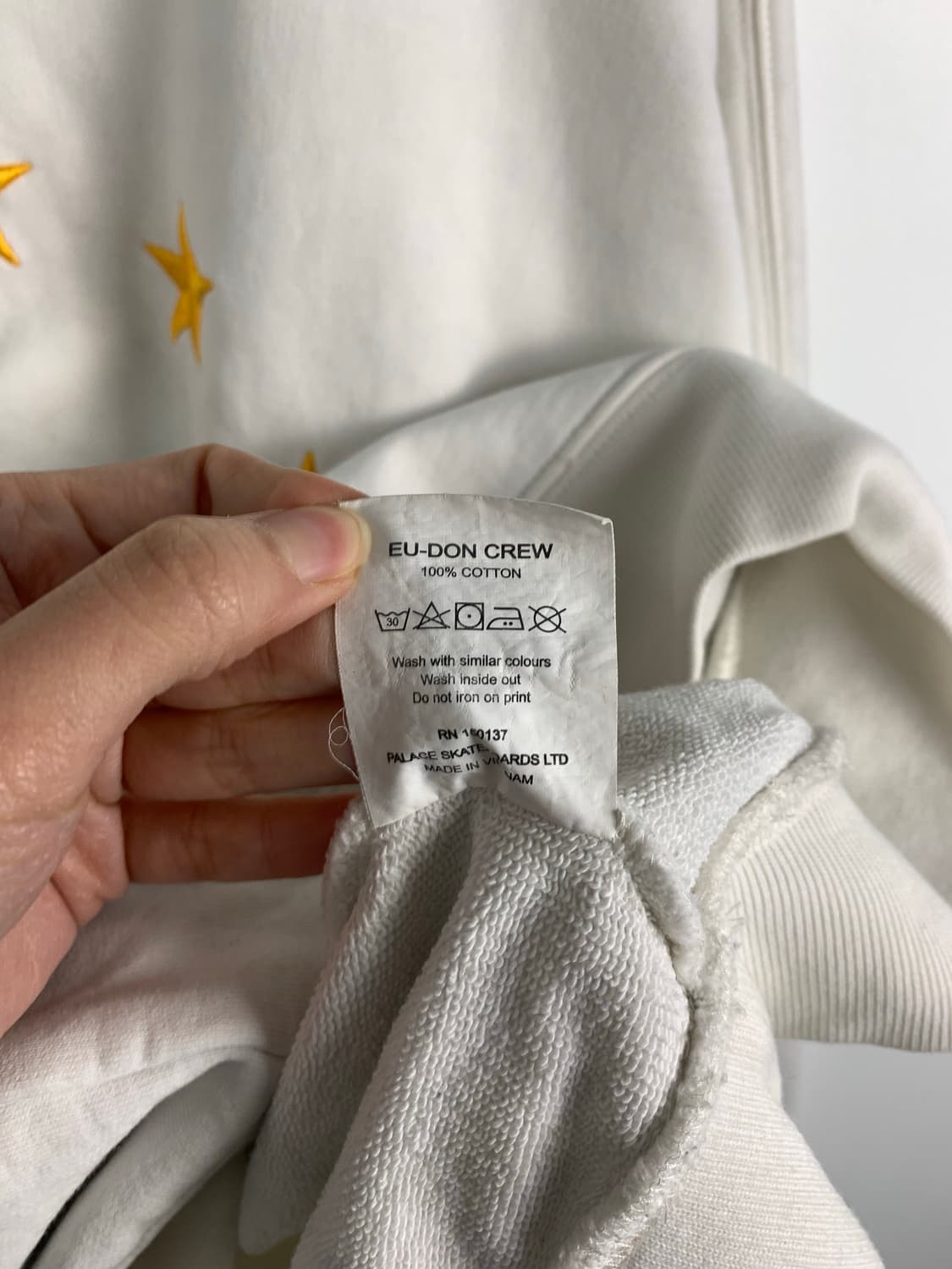 팔라스 EU 유로 돈 화이트 맨투맨 상품이미지8